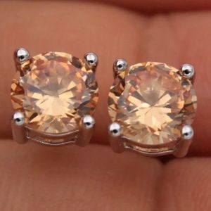 RESTOCKED! 5 ⭐️ 18k WGF Morganite Earrings